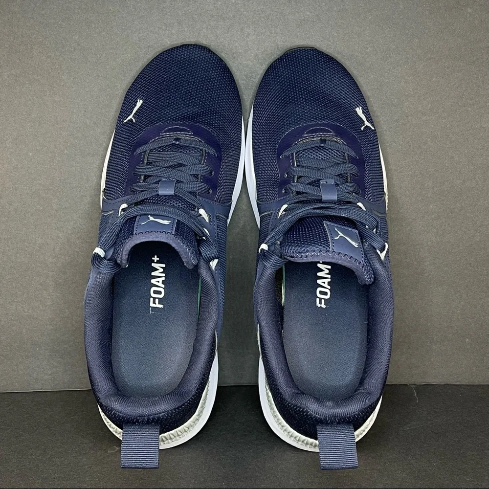Puma Men's Pacer Net Cage Athletic Sneaker Softfoam Shoes Blue SIZE 9.5